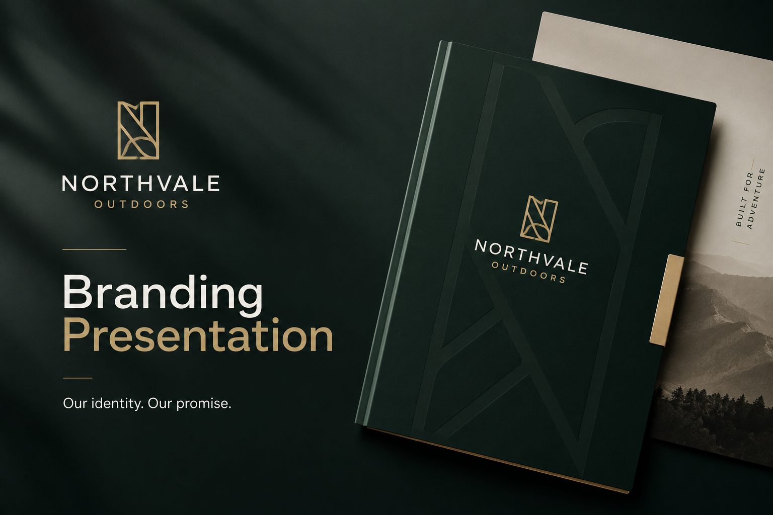 Brand identity and graphic design presentation