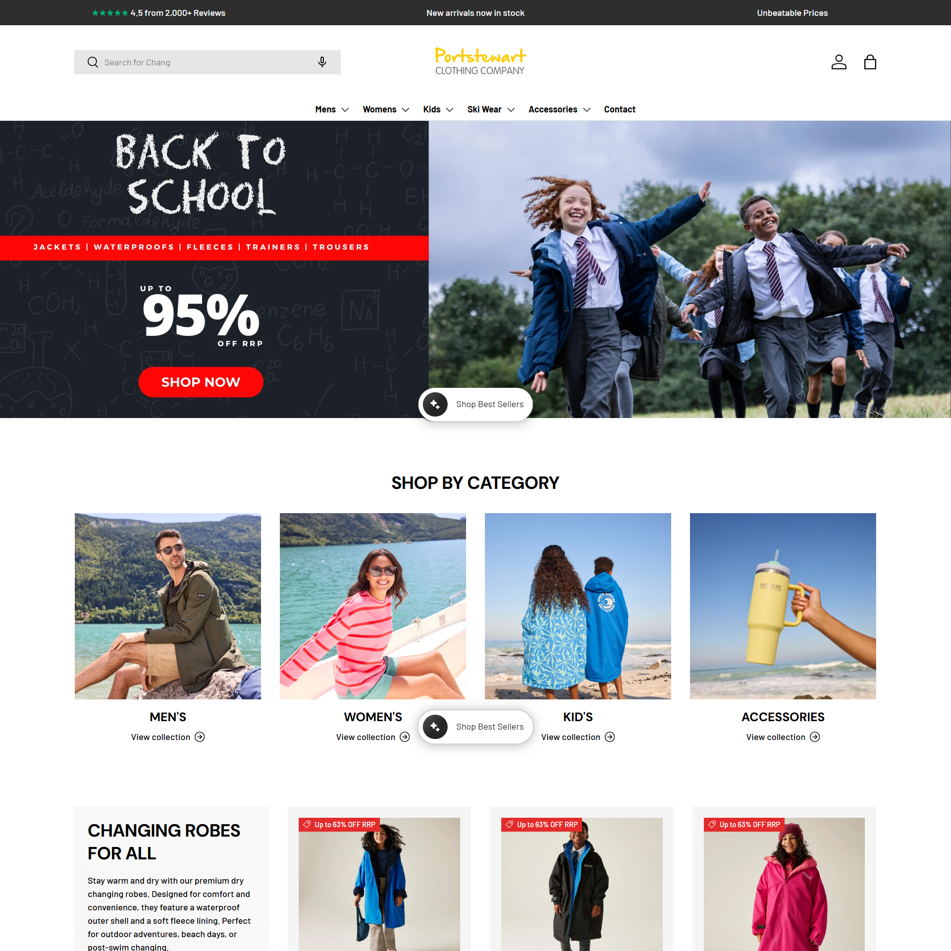 Shopify store displayed on desktop and mobile